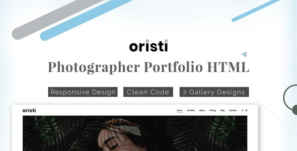 oristi photography html шаблон сайта