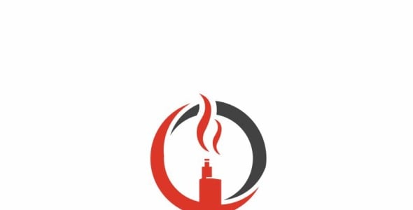 Шаблон логотипа на тему графика