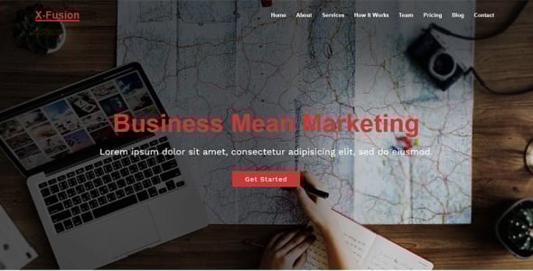 шаблон целевой страницы startup &amp; digital agency html5