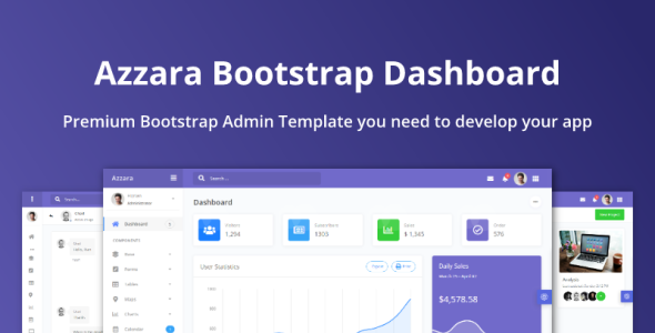 шаблон администратора панели мониторинга bootstrap