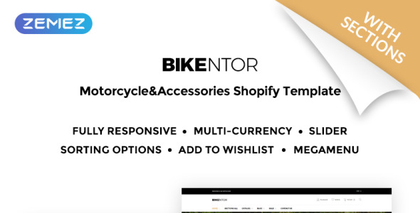экстремальный мотоцикл интернет-магазин shopify тема