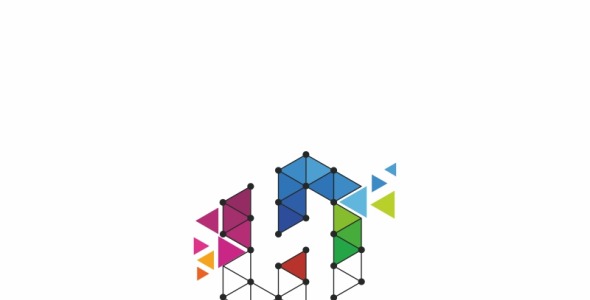 Шаблон логотипа на тему графика