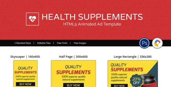 Animated Banner на тему графика