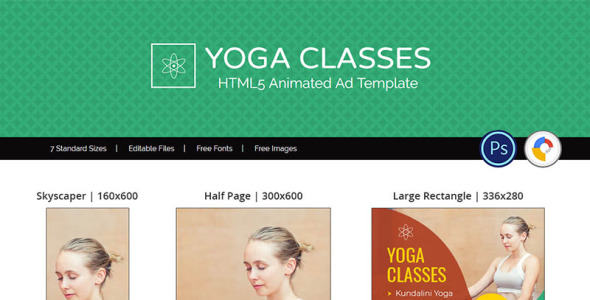 Animated Banner на тему графика