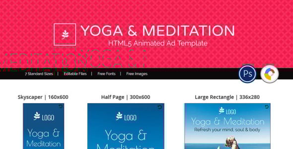 Animated Banner на тему графика