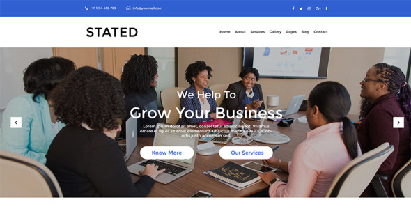 Адаптивный PSD шаблон на тему консалтинг