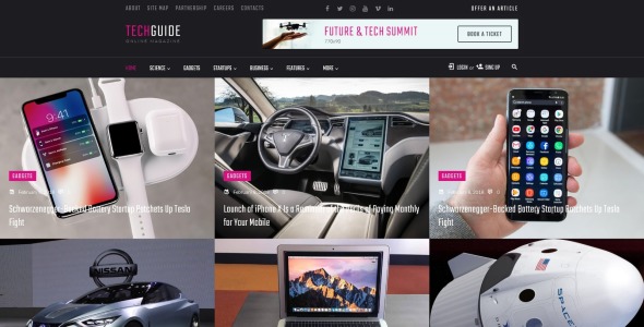 технический блог wordpress elementor theme