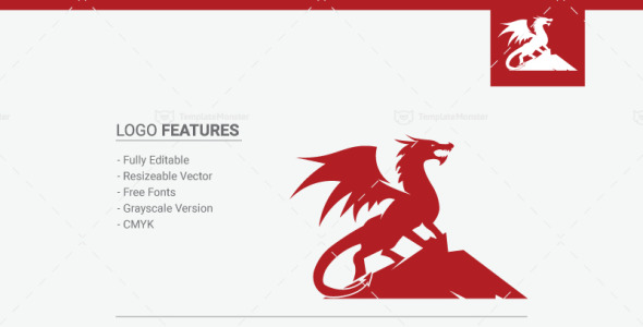 Шаблон логотипа на тему графика