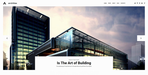 шаблон фотогалереи местных архитекторов