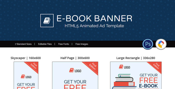 Animated Banner на тему графика