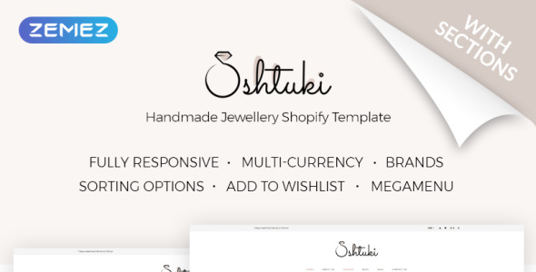 товары ручной работы shopify тема