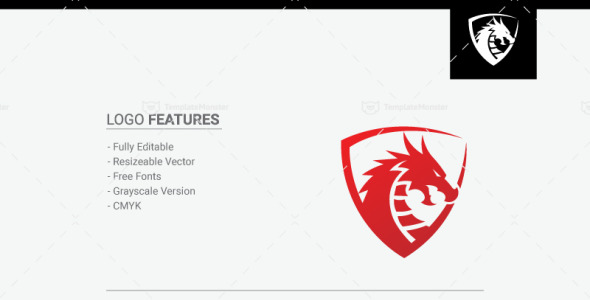 Шаблон логотипа на тему графика