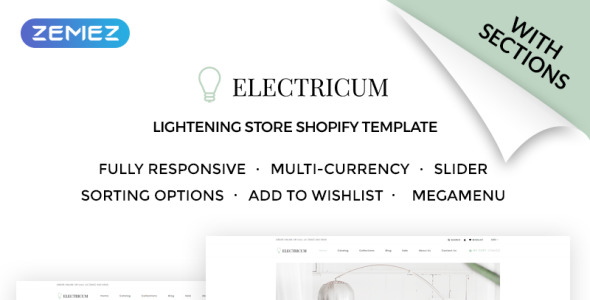 Lightening Store Shopify Theme
