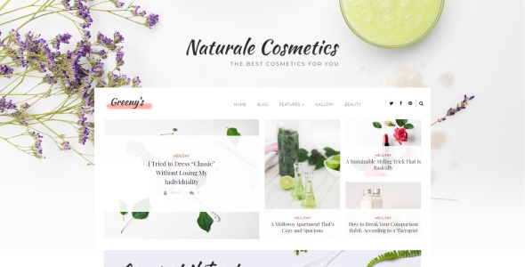 здоровая мода wordpress elementor theme