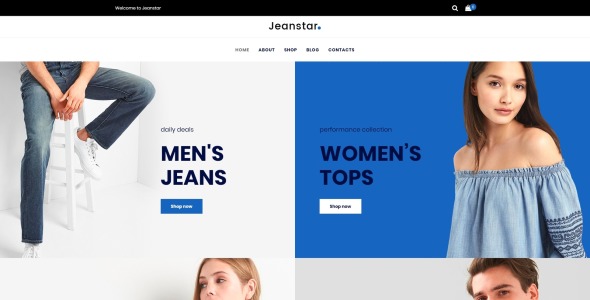 магазин одежды elementor woocommerce тема
