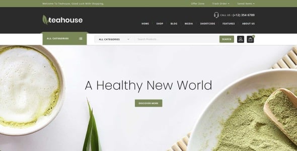 тема Spice shop woocommerce