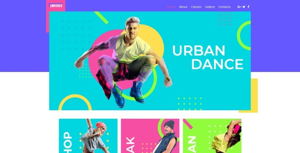 Street Dance WordPress Elementor Theme