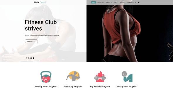 фитнес-шаблон joomla