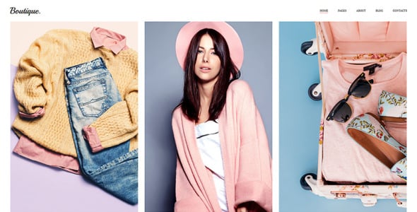 шаблон модной фотогалереи