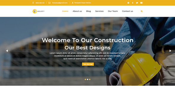 Адаптивный PSD шаблон на тему агентство недвижимости