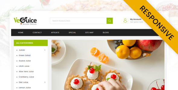 guice продуктовый магазин opencart шаблон