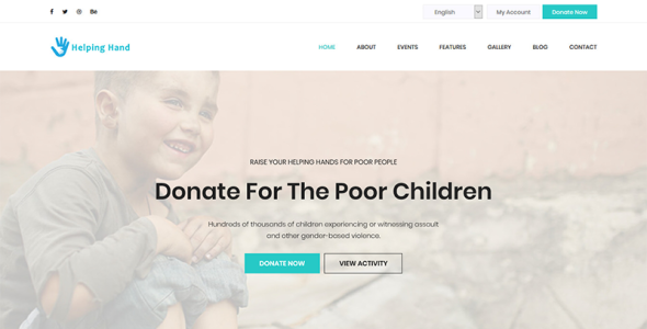 благотворительность и пожертвования html5 шаблон шаблон целевой страницы