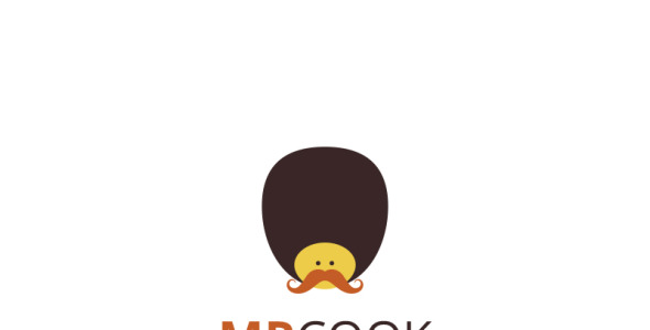 Шаблон логотипа на тему графика