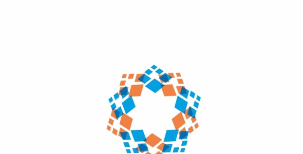 Шаблон логотипа на тему графика