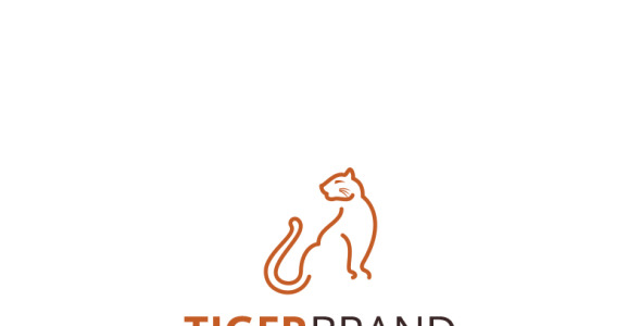 Шаблон логотипа на тему графика