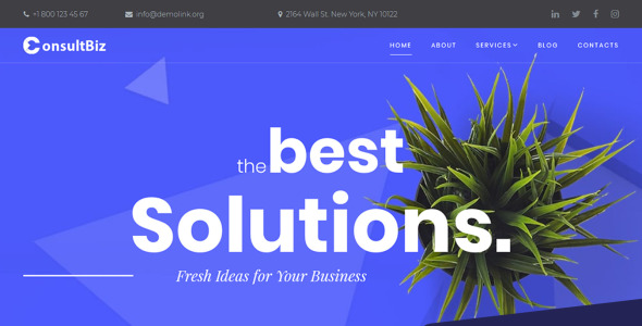 шаблон финансового консультанта moto cms 3