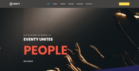 nice public event moto cms 3 шаблон