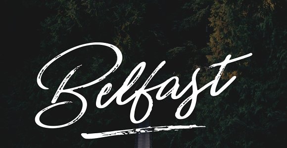 Шрифт на тему графика