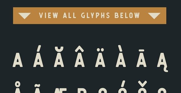 Шрифт на тему графика