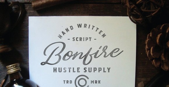 Шрифт на тему графика