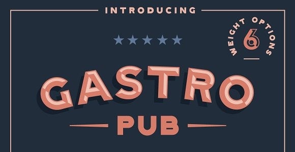 Шрифт на тему графика