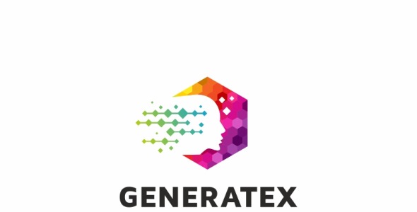 Шаблон логотипа на тему графика