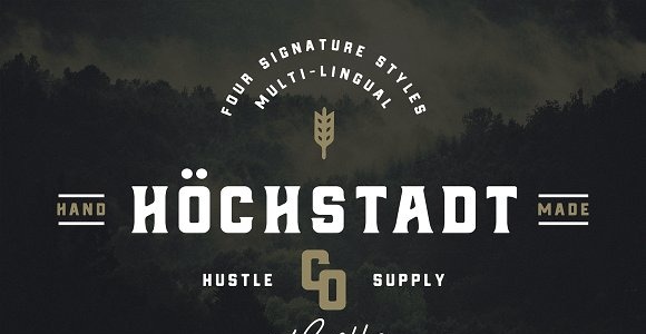 Шрифт на тему графика