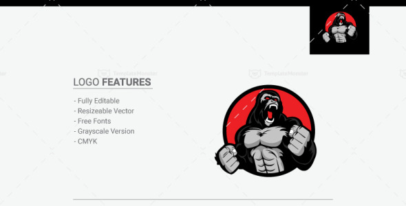 Шаблон логотипа на тему графика