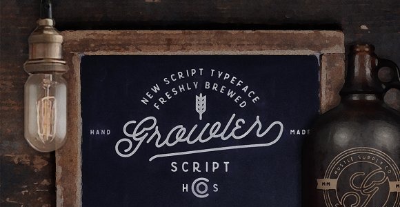 Шрифт на тему графика