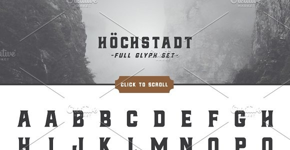 Шрифт на тему графика