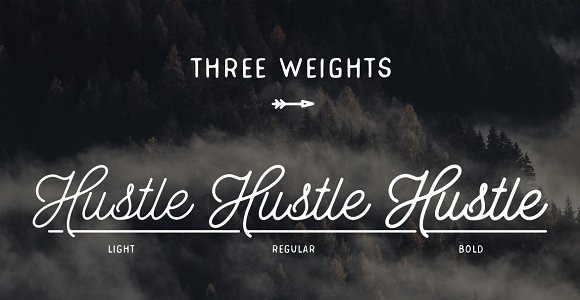 Шрифт на тему графика