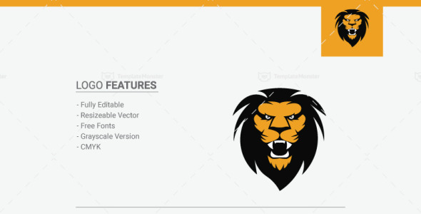 Шаблон логотипа на тему графика