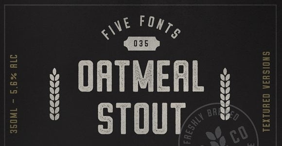 Шрифт на тему графика