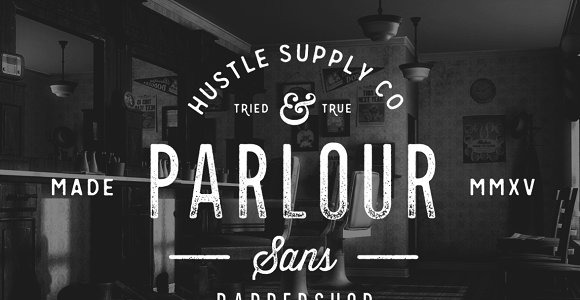 Шрифт на тему графика