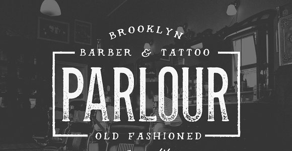 Шрифт на тему графика