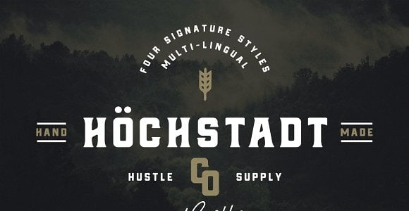 Шрифт на тему графика