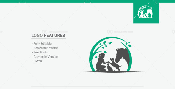 Шаблон логотипа на тему графика