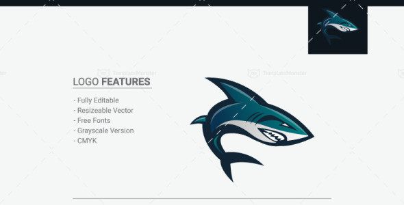 Шаблон логотипа на тему графика