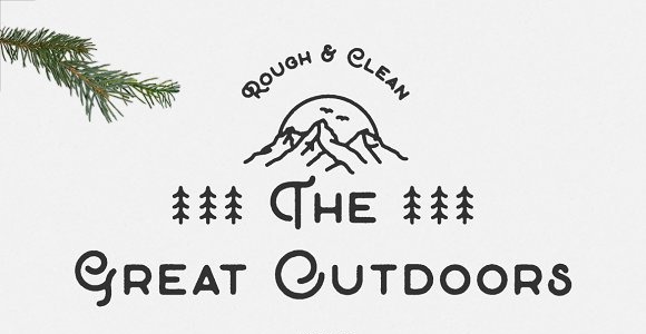 Шрифт на тему графика