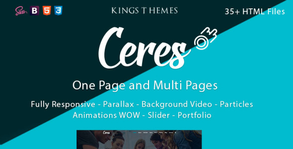 универсальный шаблон целевой страницы